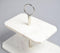Classic Marble & Iron Tiered Cake Stand