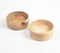 Classic Natural Acacia Wood Bowls (Set of 2)