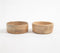 Classic Natural Acacia Wood Bowls (Set of 2)