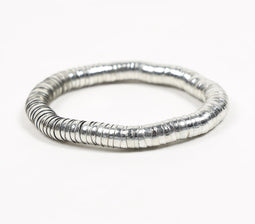 Chunky Metallic Silver-Toned bracelet