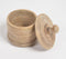Classic Wooden Round Jar With Lid