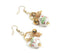 Clustered Botanical Charm Earrings