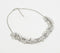Cluster Glass & Pearl Beaded necklace