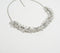 Cluster Glass & Pearl Beaded necklace