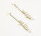 Cluster Pearls Drop Earrings
