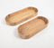 Classic Mango Wood Oblong Trays (set of 2)