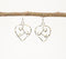Coiled Heart Minimal Metallic Earrings