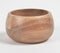 Classic Turned Acacia Wood Snack Bowl
