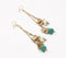 Coastal Beaded & Metallic Charm Earrings
