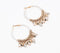 Cluster Charms & Beaded Hoop Earrings