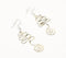 Coiled Minimal Metal Dangle Earrings