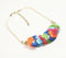 Colorpop Tasseled Necklace with Bone Beads