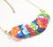 Colorpop Tasseled Necklace with Bone Beads