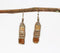 Copper party beaded Dangle Earrings