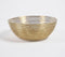 Coiled Antique Gold-Toned Iron Fruit Bowl