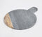 Colorblock Grey Stone & Wood Paddle Chopping Board