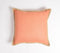 Coral Jute Border Cushion cover