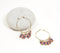 Colorpop Beads on Hoop Earrings