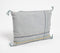 Corner Margins embroidered Lumbar Cushion Cover