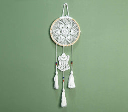 Crochet Ivory Star Dreamcatcher