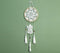 Crochet Ivory Windmill Dreamcatcher
