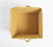 Crochet Mustard Cotton Foldable Storage Hamper