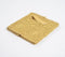 Crochet Mustard Cotton Foldable Storage Hamper