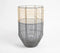 Cylindrical Cane Iron Candle Holder