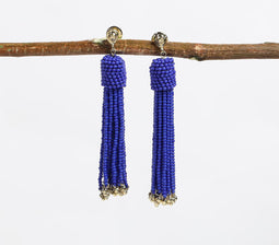 Czech Seed Beads Drop Earrings