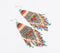 Czech Seed Beads Multicolor Dangle Earrings