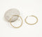 Dazzling Stone Encrusted Hoop Earrings