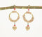 Dazzling Metallic Hoop Earrings