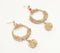 Dazzling Metallic Hoop Earrings