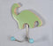 Dinosaur-Shaped Wooden Wall Hook