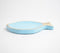Distress Blue Fish-Shaped Mango Wood Platter
