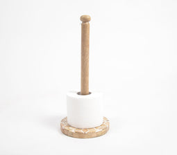 Distressed Diamonds Wooden Tissue Holder