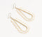 Drop-Shaped Beaded Dangle Earrings