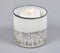 Drip Frosted Abstract Round Glass Votive