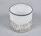 Drip Frosted Abstract Round Glass Votive