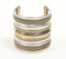 Dual-Tone Iron Cuff Bracelet