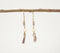 Dusty Pastel Beaded & Tasseled Dangle Earrings