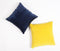 Dyed Cotton Cushion Cover with Border Embellishment