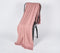 Dyed Minicoy Cotton Salmon Pink Throw