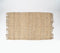 Earthy Handwoven Jute & Hemp Rug