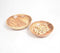 Earthy Natural Turned Acacia Wood Pasta Bowls (Set of 2)