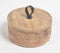 Earthy Round Wooden Jewelry Box