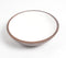 Eggshell Enameled Wooden Serving Bowl