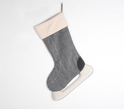 Embroidered & Patchwork Winter Stocking