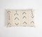 Embroidered Geometric Block Cotton Lumbar Cushion Cover