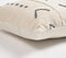 Embroidered Geometric Block Cotton Lumbar Cushion Cover